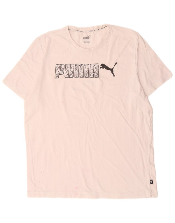 Tricou grafic Puma pentru bărbați Top XL Alb