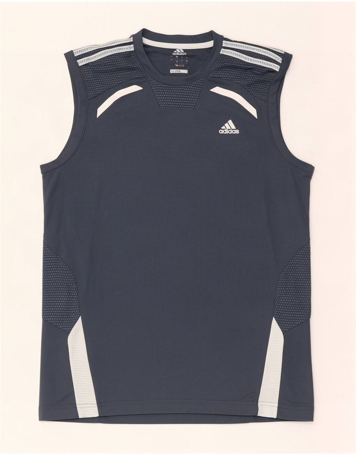 Adidas Clima 365 Vest Top pentru bărbați, Gri, Poliester Colorblock