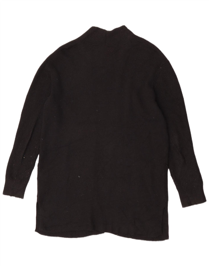 Pulover cardigan deschis pentru femei Marks & Spencer UK 12 Medium Negru