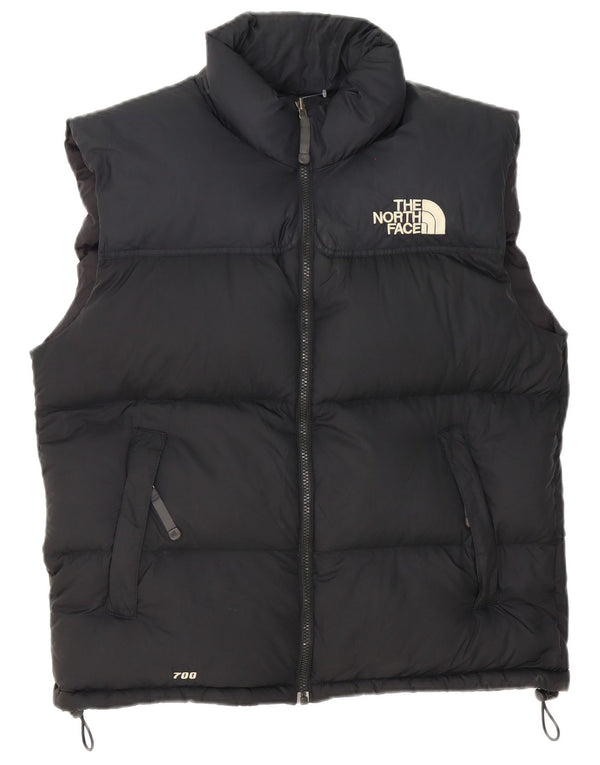 The North Face Mens Padded Gilet UK 38 Medium Black Poliester