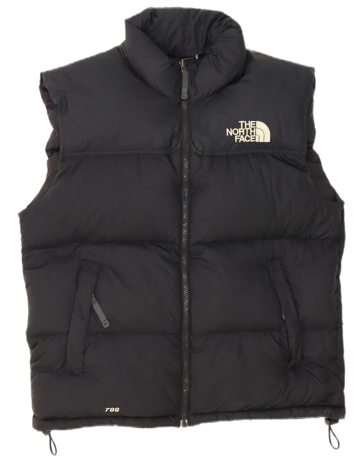 The North Face Mens Padded Gilet UK 38 Medium Black Poliester