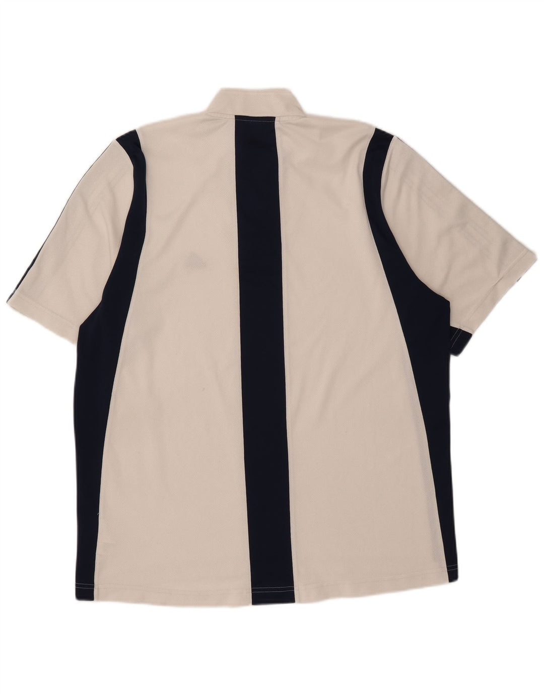 Tricou Adidas pentru bărbați, cu fermoar și gât, Top mare, alb, din poliester