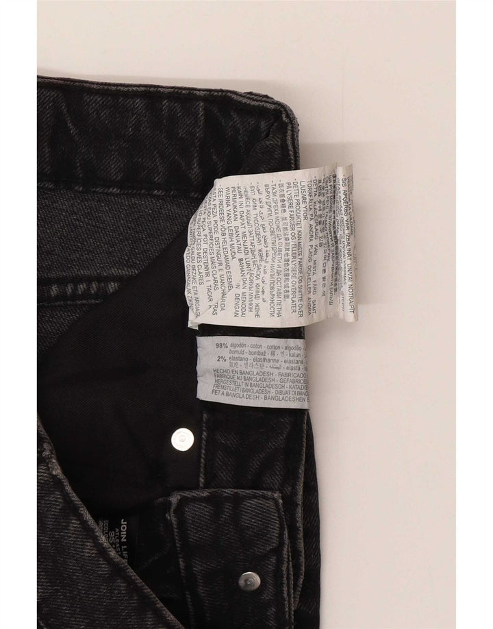 Fusta Mini Denim Zara Femei Mic W26 Bumbac Gri