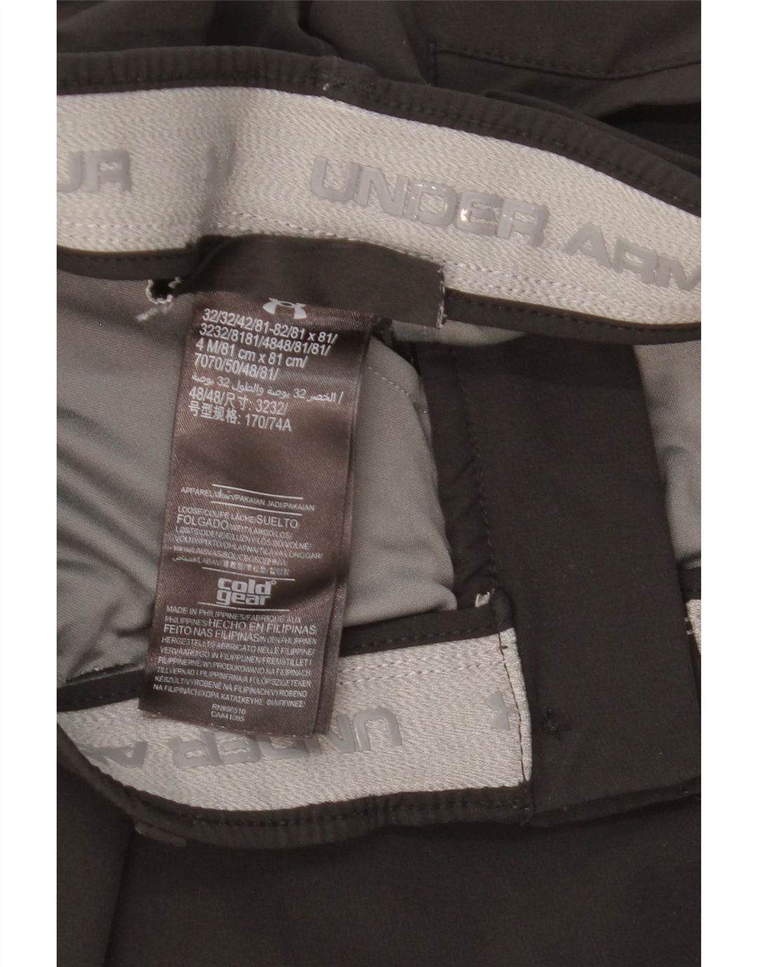 Pantaloni chino slim pentru femei Cold Gear Under Armour L30 L30 Poliester negru