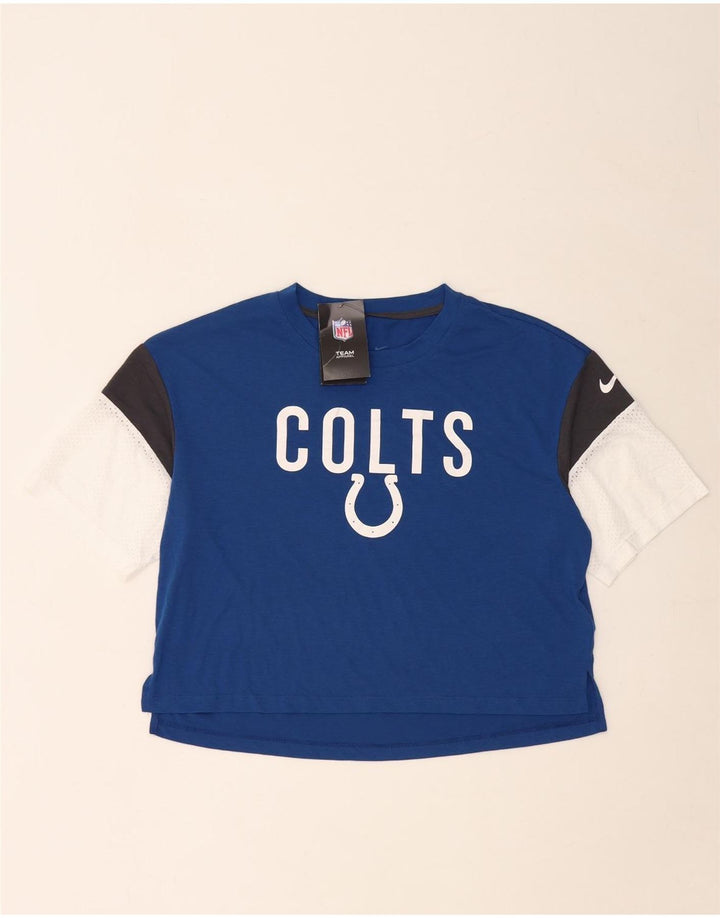 Tricou grafic NFL pentru femei Top UK 14 Medium Bleumarin Poliester