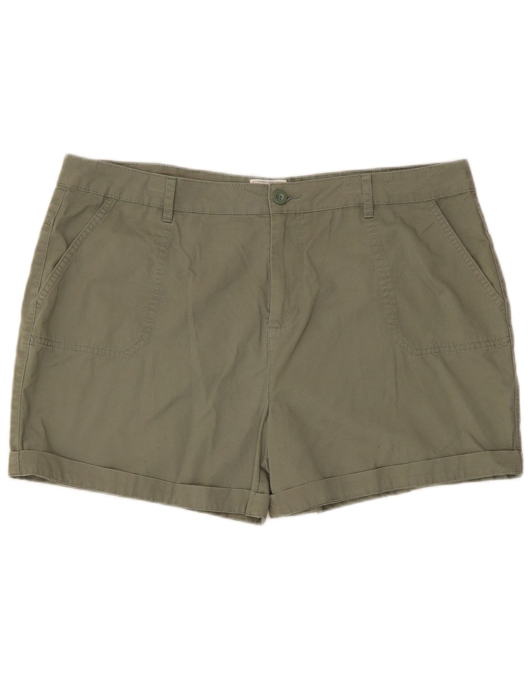 Pantaloni scurti cargo pentru femei Mountain Warehouse W38 XL bumbac kaki