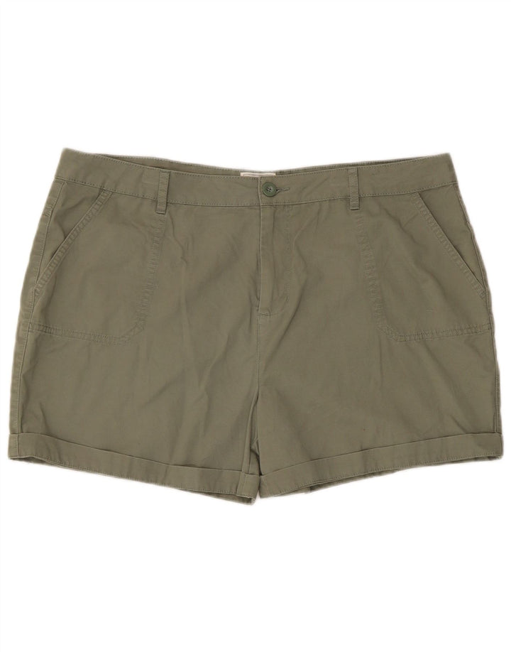 Pantaloni scurti cargo pentru femei Mountain Warehouse W38 XL bumbac kaki