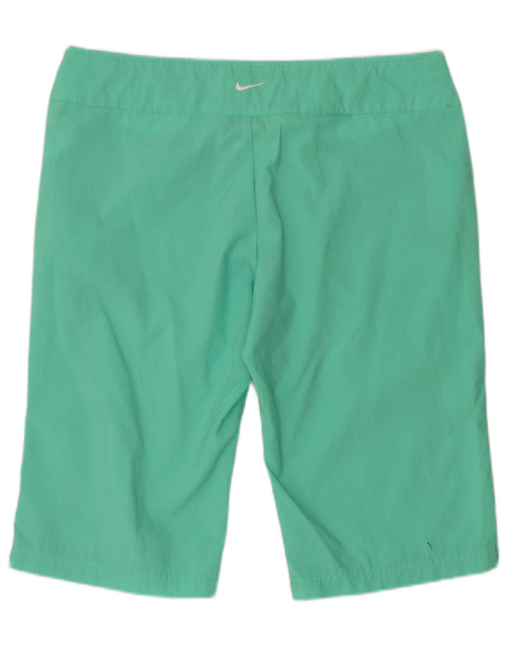 Bermude pentru femei NIKE US 12/14 Large W34 Poliester turcoaz