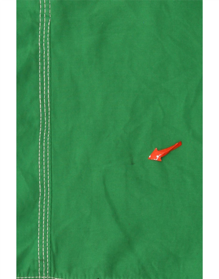 Pantaloni scurți de înot grafic pentru bărbați Superdry XL, verde, poliester color bloc