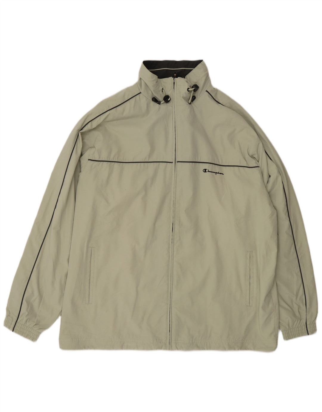 Jachetă de trening pentru bărbați CHAMPION, poliester verde XL