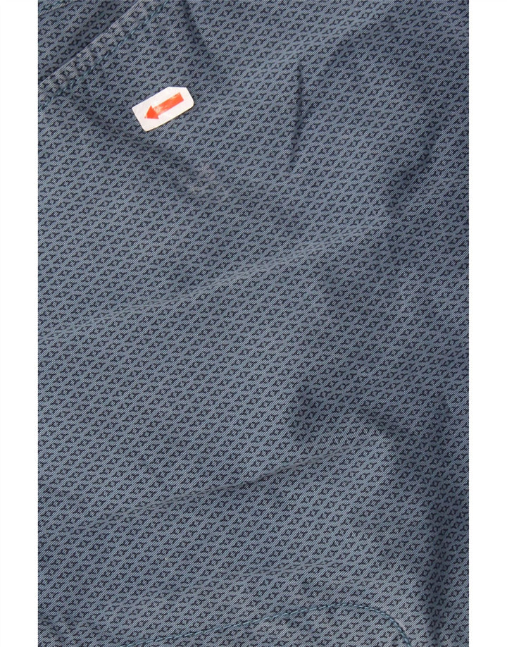 Pantaloni scurți chino Tommy Hilfiger pentru bărbați W33, bumbac geometric albastru mediu