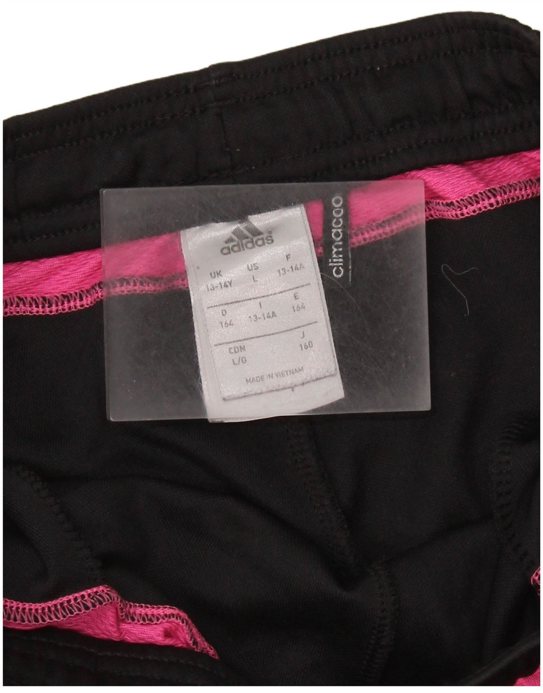 Pantaloni de trening Climacool ADIDAS pentru fete 13-14 ani poliester negru