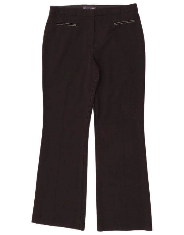 Marks & Spencer Pantaloni casual Flare pentru femei UK 12 Medium W31 L30 Negru