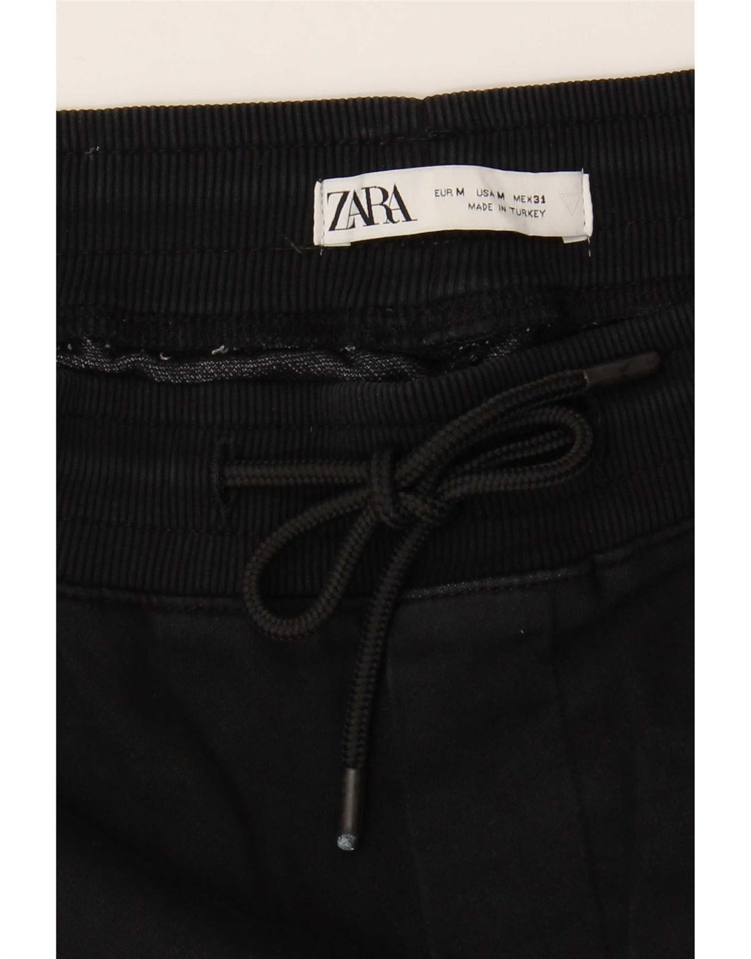 Pantaloni chino pentru bărbați Zara Joggeri Mediu L31 L26 Negru