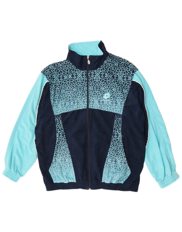 Jachetă de trening pentru bărbați Lotto, XL, albastru bleumarin, poliester bloc de culoare