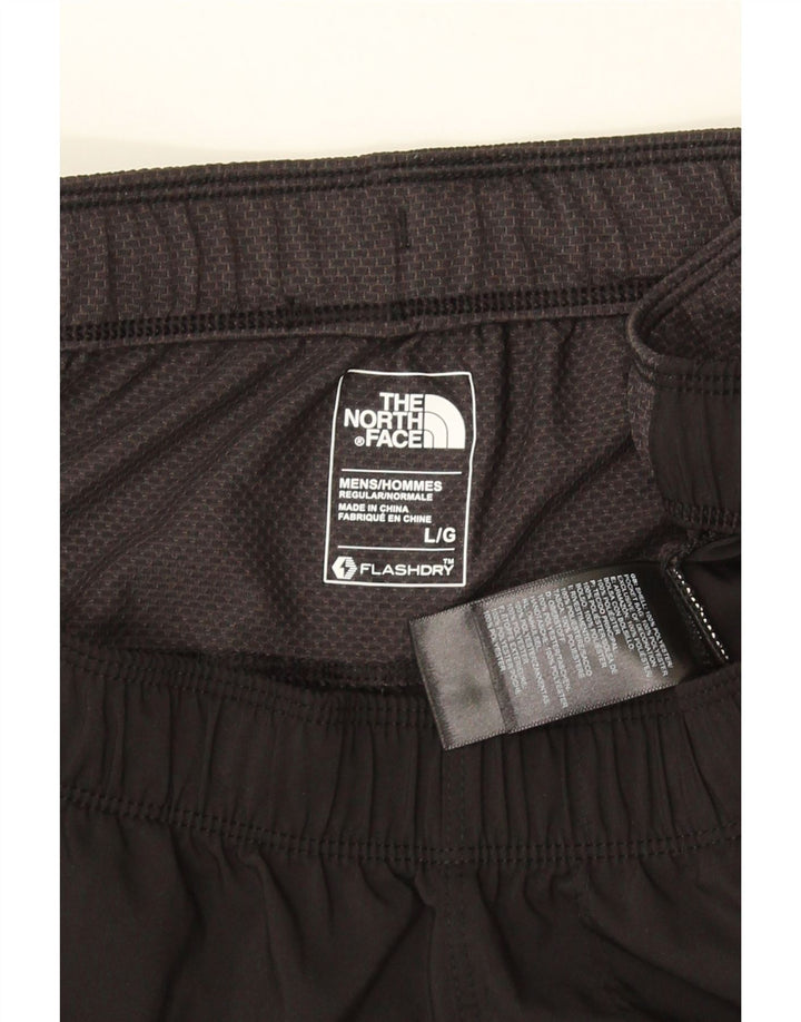 Pantaloni scurți sport pentru bărbați THE NORTH FACE, mari, negru, poliester color bloc