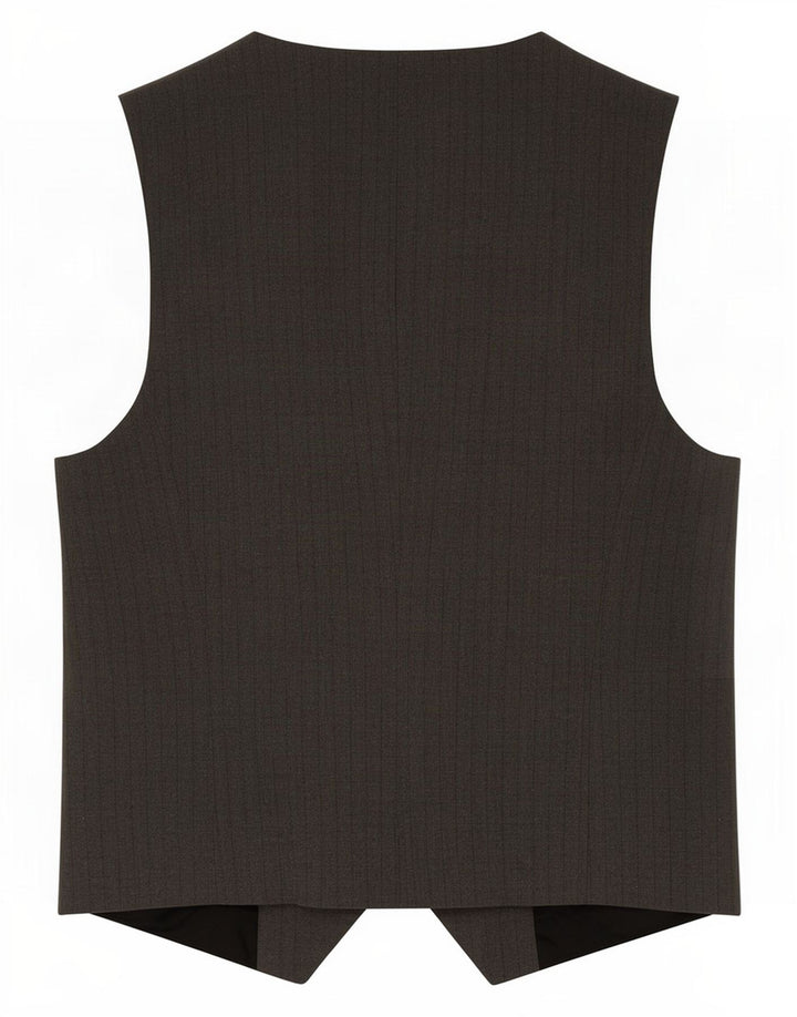 Vestă de damă Zara UK 8 Mici Gri cu dungi