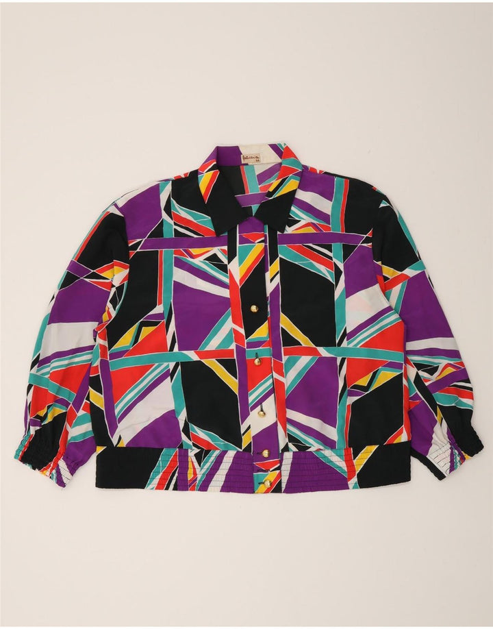 Bluză Cămașă Crop Femei Felicia IT 44 Mediu Multicolor Geometric