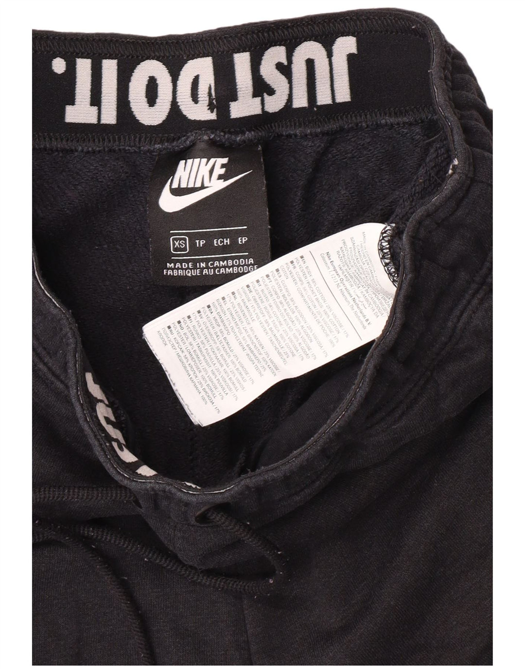 Pantaloni de trening Nike pentru femei Grafic Joggeri UK 6 XS Sport bumbac negru