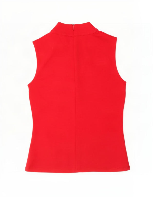 Bluză pentru femei Karen Millen Top UK 10 Small Red Viscose