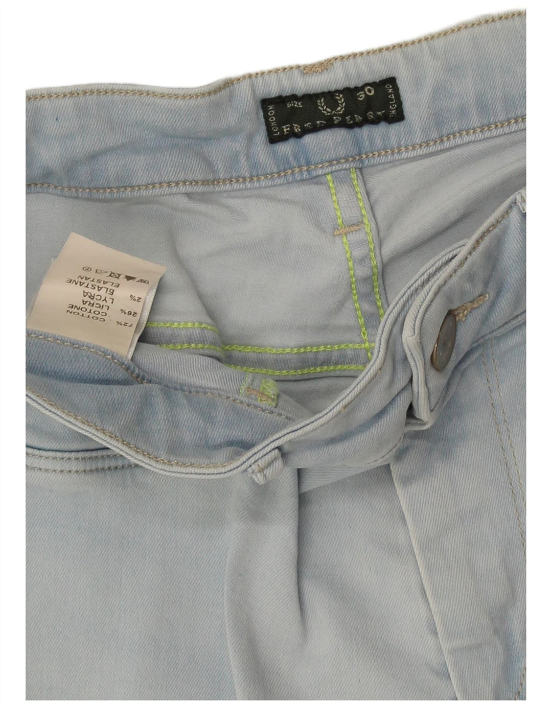 Fred Perry blugi skinny pentru femei W30 L30 bumbac albastru