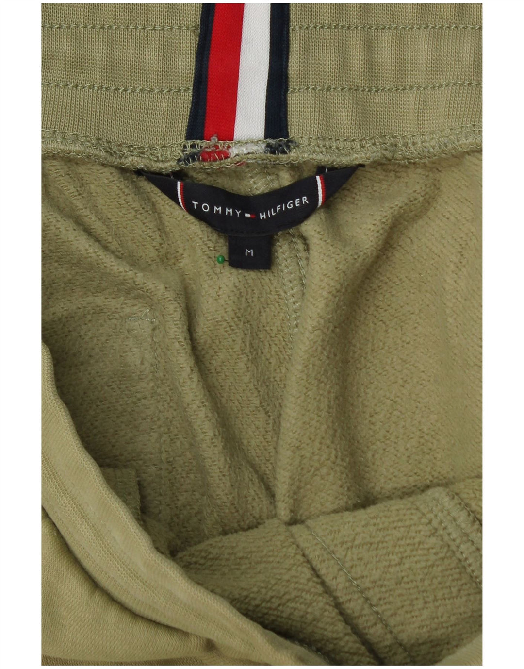TOMMY HILFIGER Pantaloni de trening grafic pentru bărbați Pantaloni de jogging verde mediu
