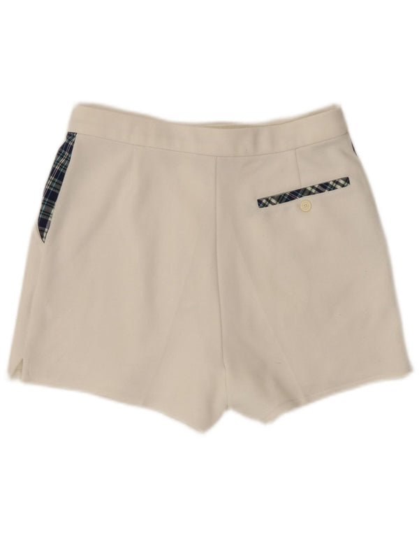 Pantaloni scurți chino pentru bărbați Lacoste Mărimea 38 Small W28 Poliester cu check alb