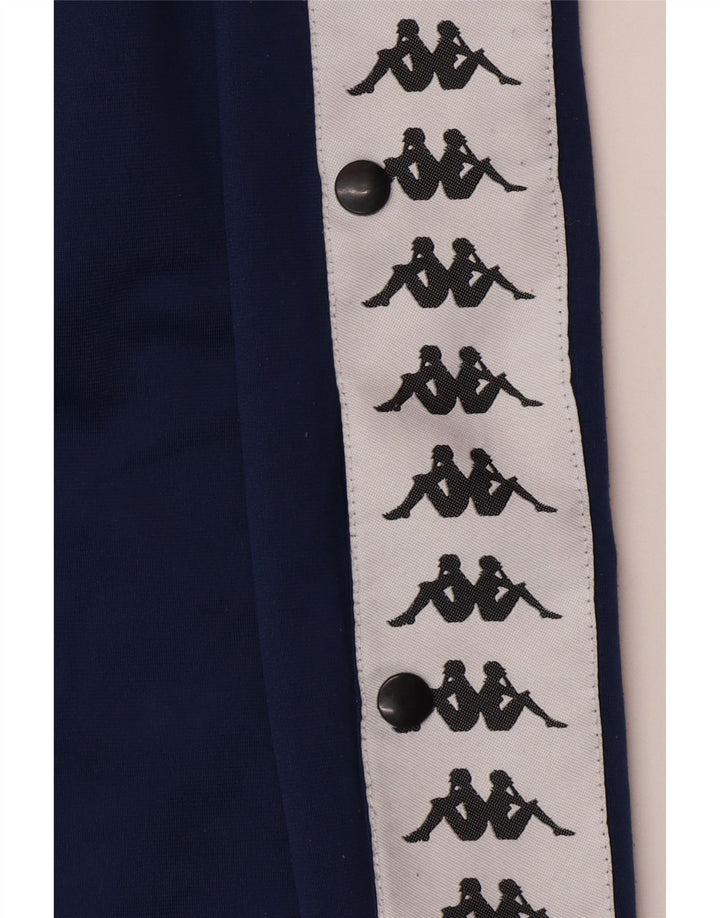 Pantaloni de trening grafic pentru bărbați KAPPA 2XL, poliester color-bloc, albastru bleumarin