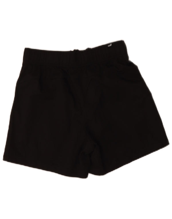 Pantaloni scurti sport grafic Puma pentru bărbați, poliester negru mic