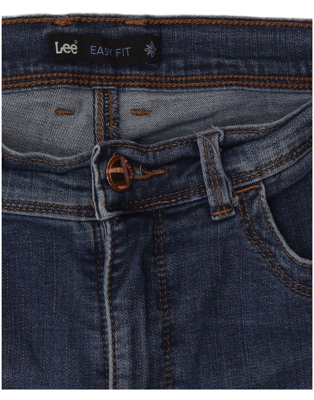Blugi Capri pentru femei Lee US 10 Large W30 L23 Blue Bumbac