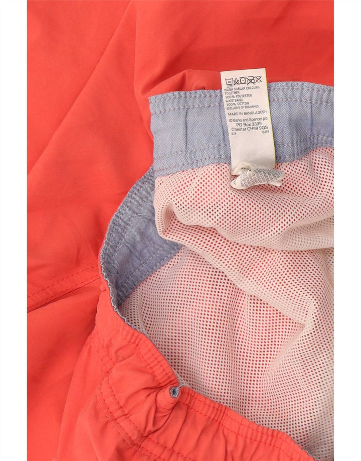 Pantaloni scurți de înot pentru bărbați Marks & Spencer, bumbac portocaliu 2XL