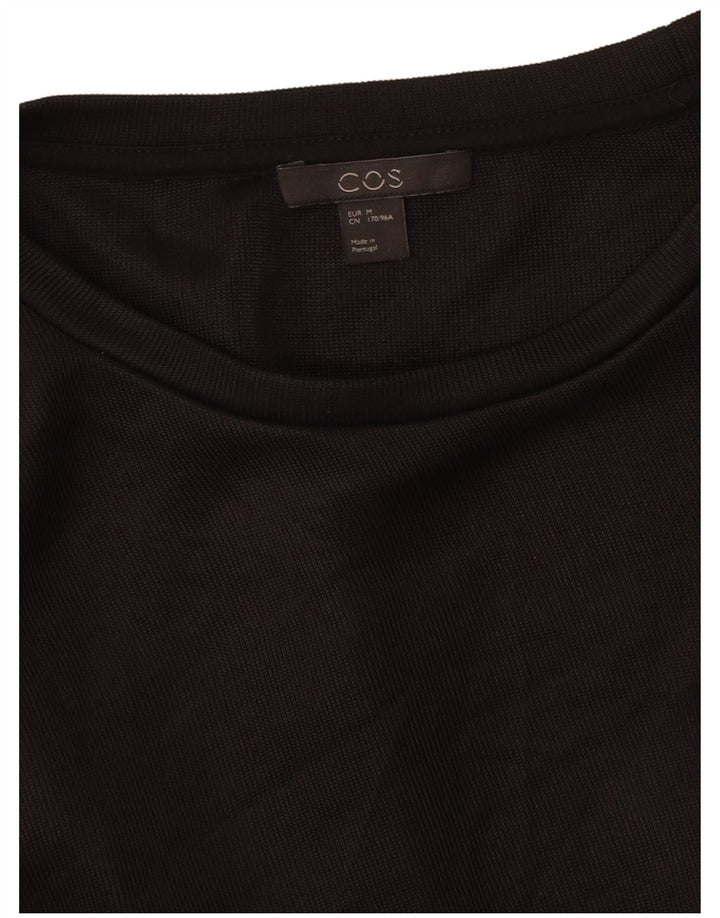 Cos Tricou supradimensionat pentru femei Top UK 14 Medium Black Viscose
