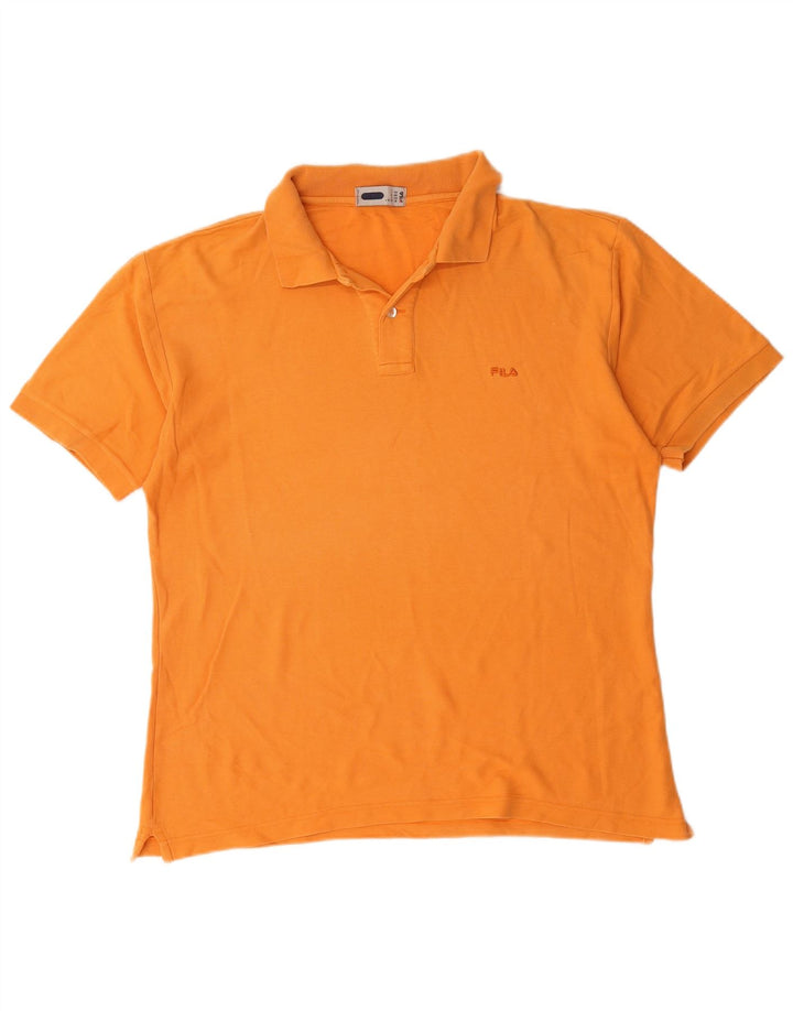 Tricou Polo Fila Bărbați IT 50 Bumbac portocaliu mediu