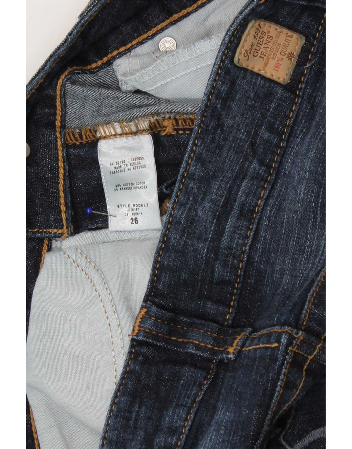Blugi pentru femei Guess Stretched Bootcut W26 L32 Bumbac bleumarin