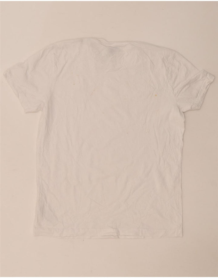 Tricou Diesel pentru bărbați Top mare din bumbac alb