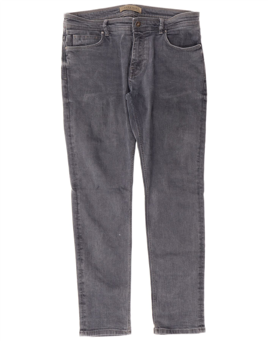 Blugi slim pentru bărbați ZARA EU 44 Large W34 L30 Blue Bumbac