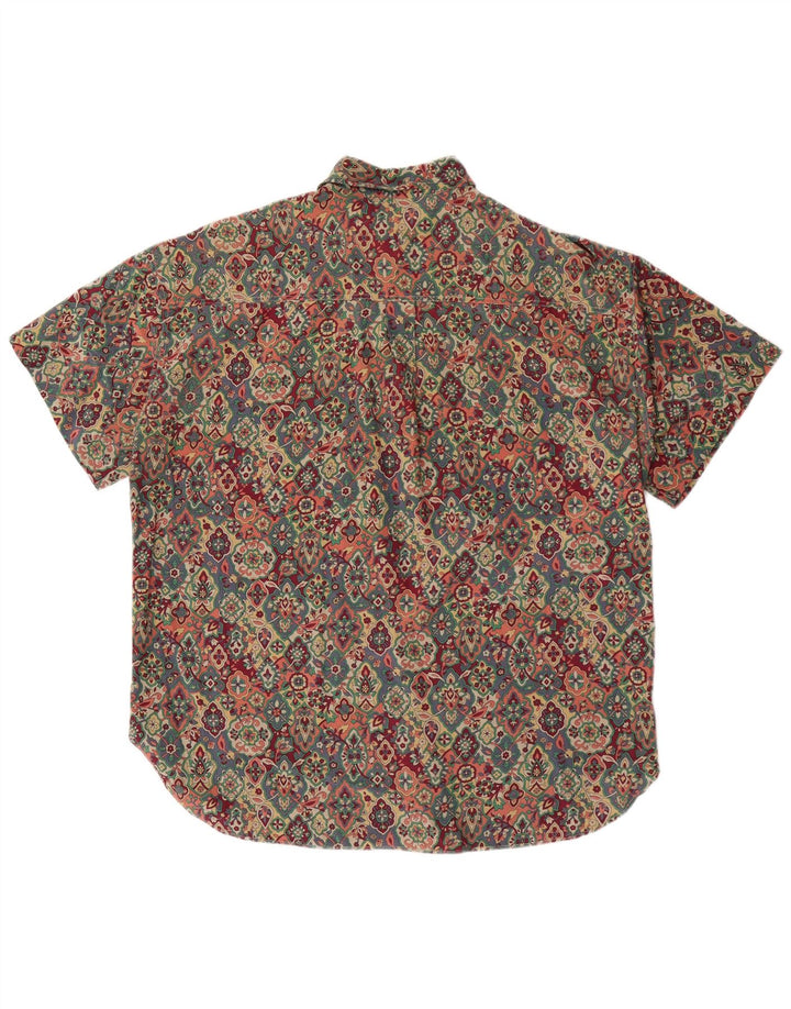 Cămașă supradimensionată cu mânecă scurtă pentru femei Belfe IT 44 Medium Multicolor Floral