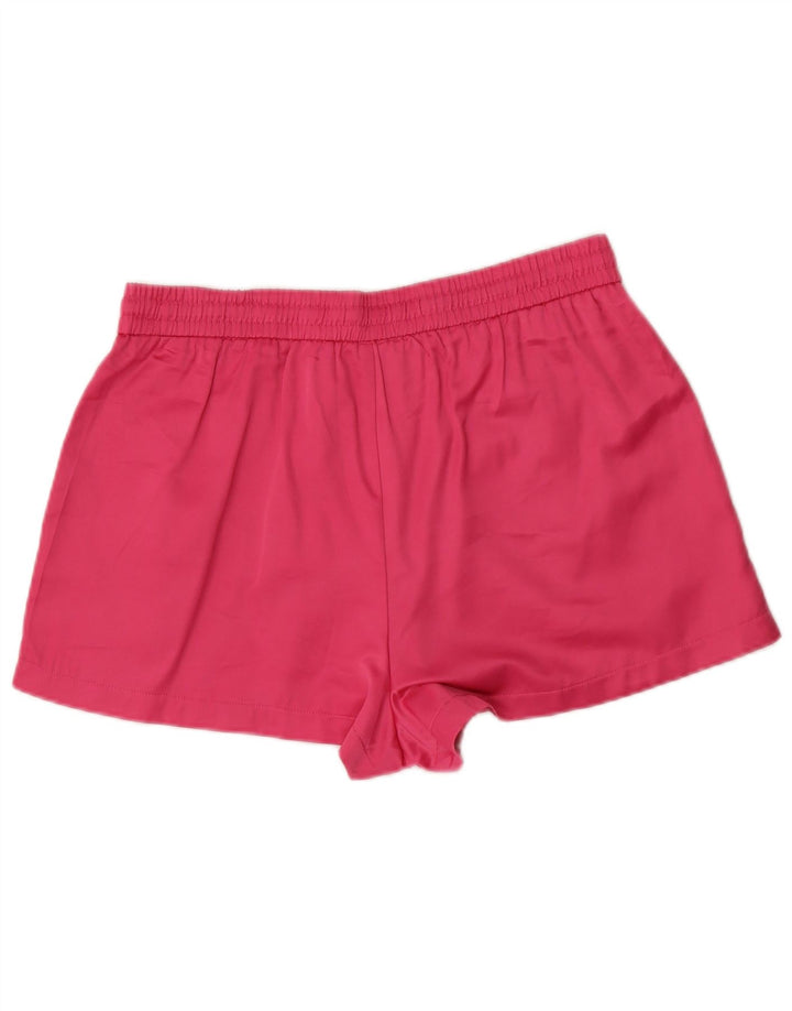 Pantaloni scurți sport pentru femei Zara, mari W30, roz viscoză