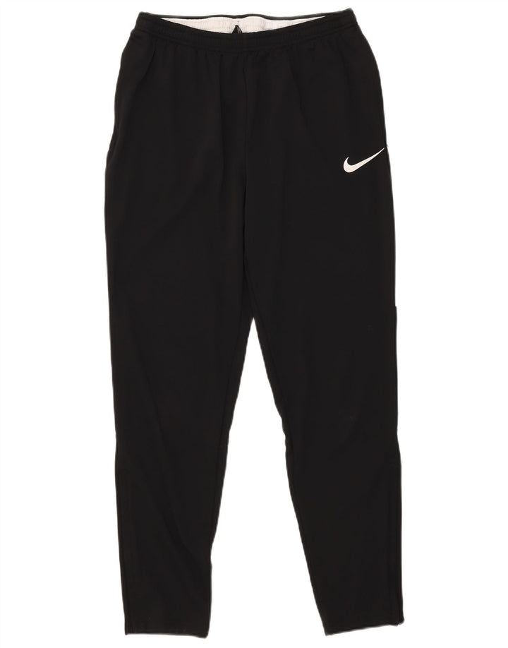 Pantaloni de trening Nike Dri Fit pentru bărbați, negru mediu, poliester color bloc