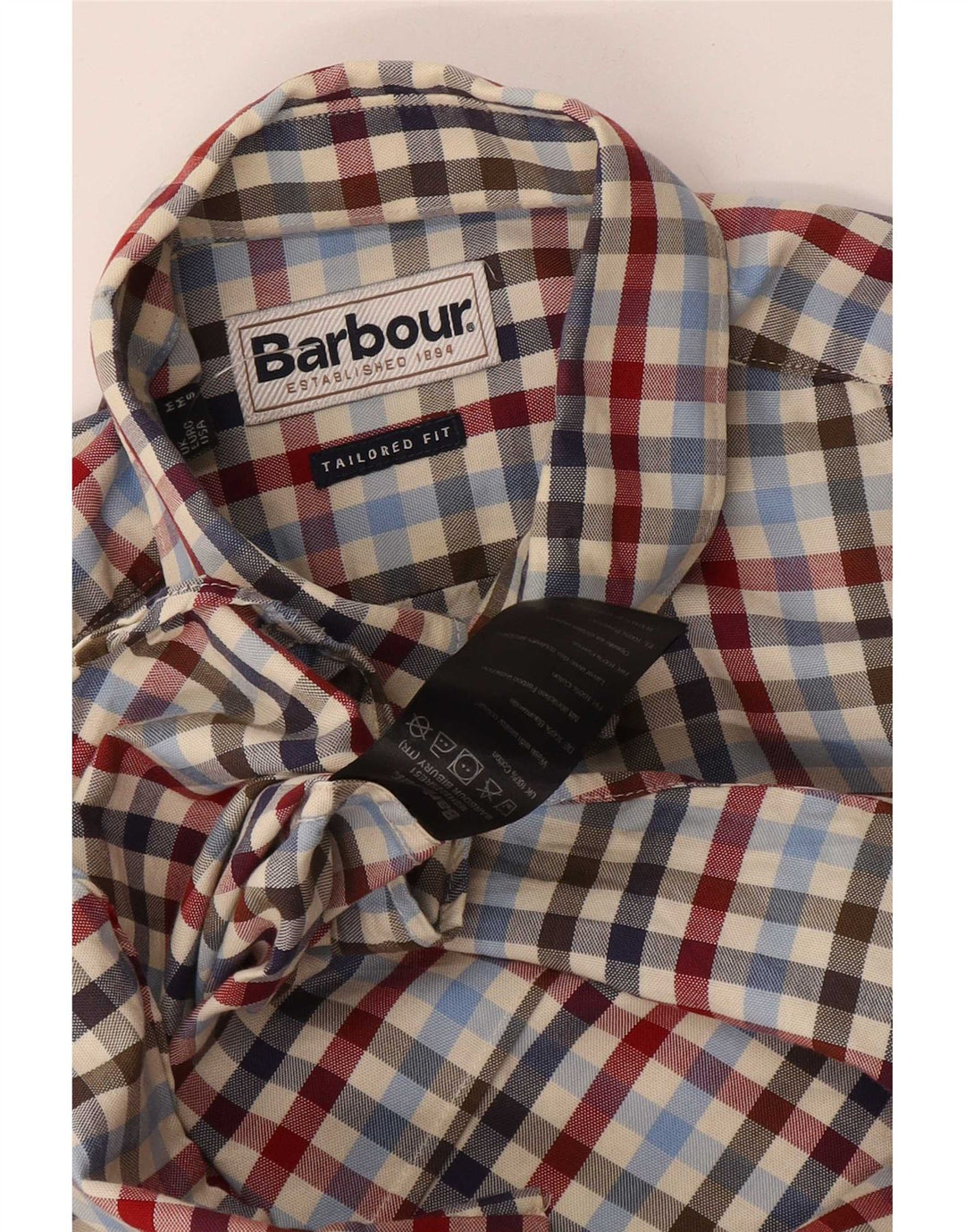 Cămașă pentru bărbați Barbour, cu croiala medie, multicoloră, din bumbac