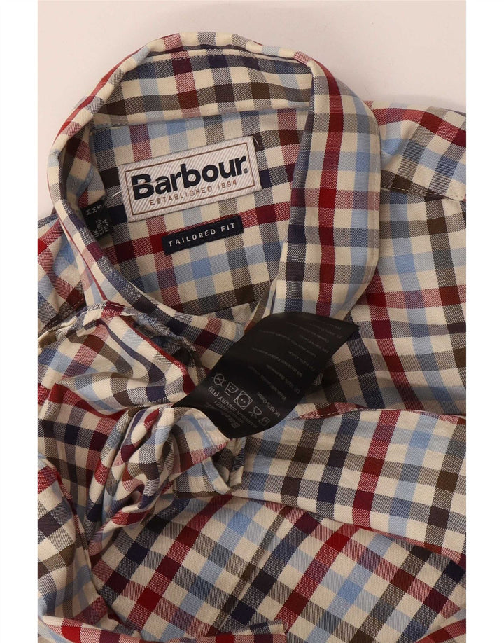 Cămașă pentru bărbați Barbour, cu croiala medie, multicoloră, din bumbac