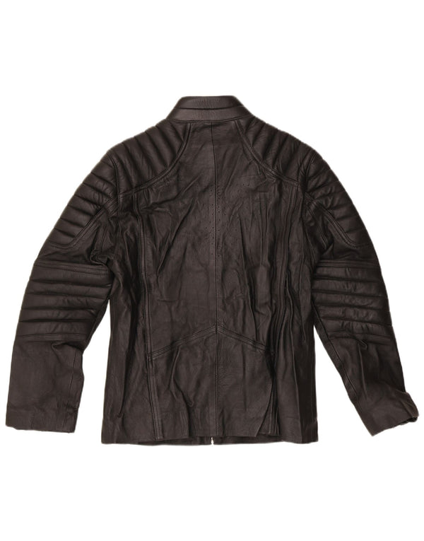 Jachetă vintage pentru bărbați Superman Graphic Moto Racer UK 40 mare, negru, motociclist