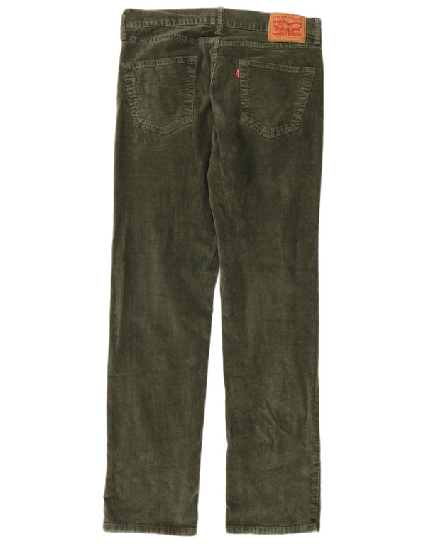 Pantaloni Levi's 751 drepti din velur pentru bărbați W34 L34 bumbac kaki