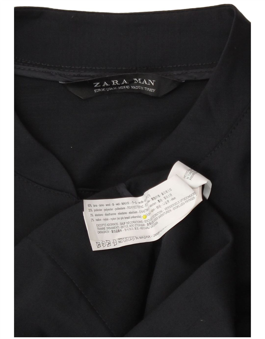 Bomber pentru bărbați Zara UK 38 Mediu Lână bleumarin
