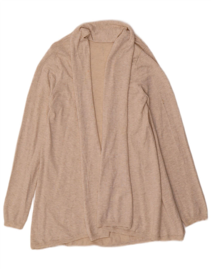 Pulover cardigan deschis pentru femei ZARA UK 14 mare bej