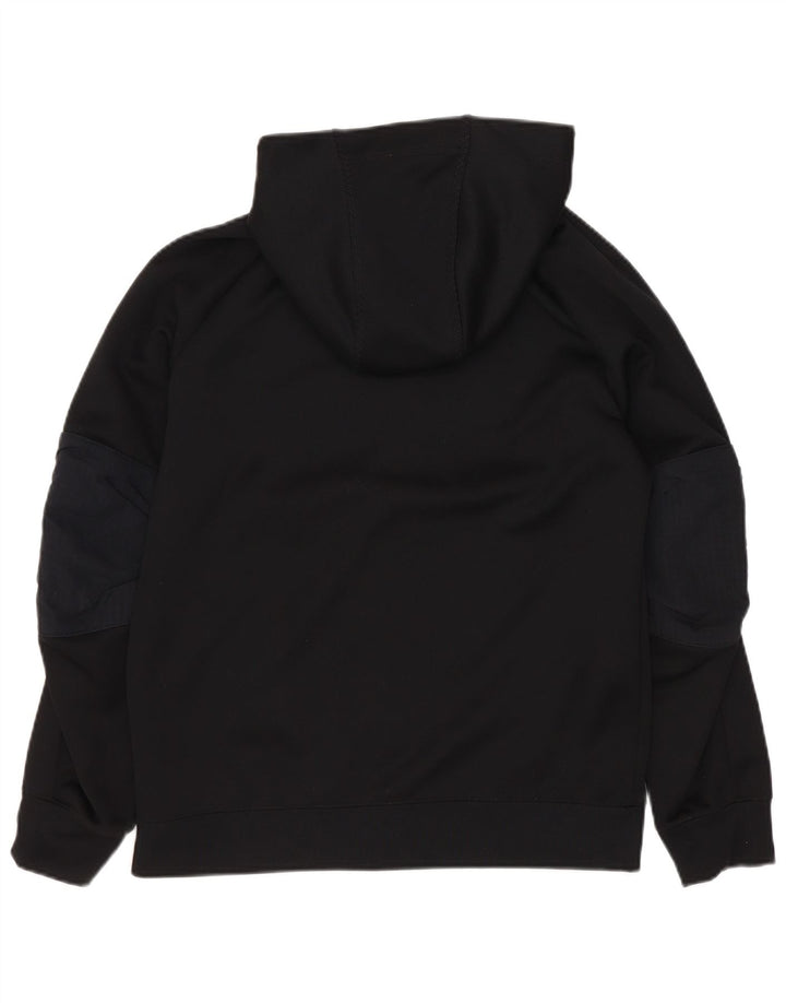 Pulover Nike pentru băieți, cu fermoar, 10-11 ani, poliester negru mediu