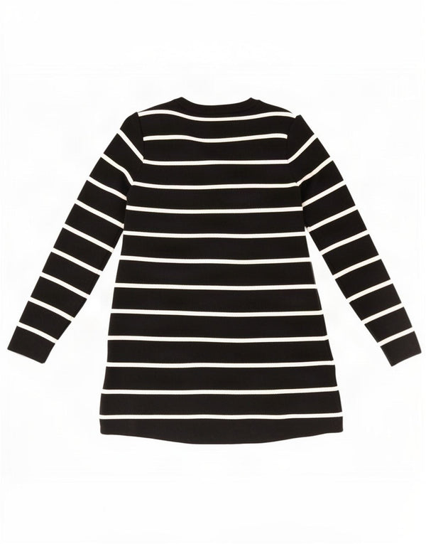 Rochie tunică cu mâneci lungi pentru femei Zara UK 8 Mic cu dungi negre