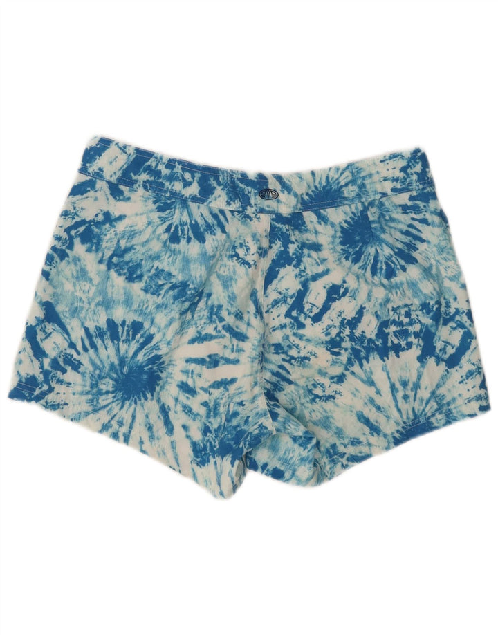 Pantaloni scurți de înot pentru femei Animal UK 10, poliester cu vopsea cravată albastră