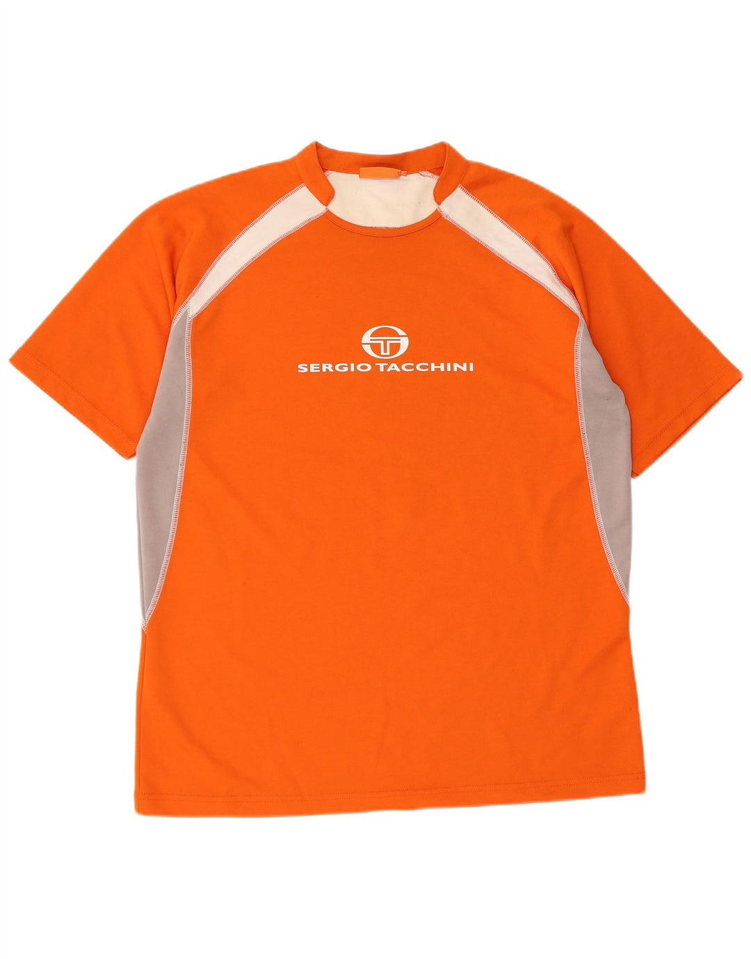 Tricou grafic pentru bărbați Sergio Tacchini Top XL Portocaliu Poliester color bloc