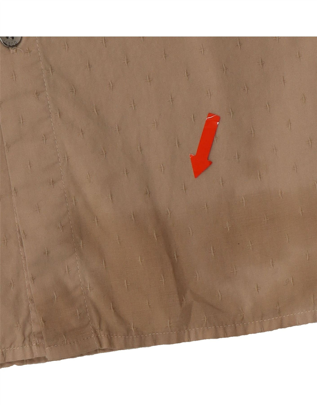 GUESS Mens Regular Fit Shirt Large Beige Spotted Vintage Guess and Second-Hand Guess from Messina Hembry 